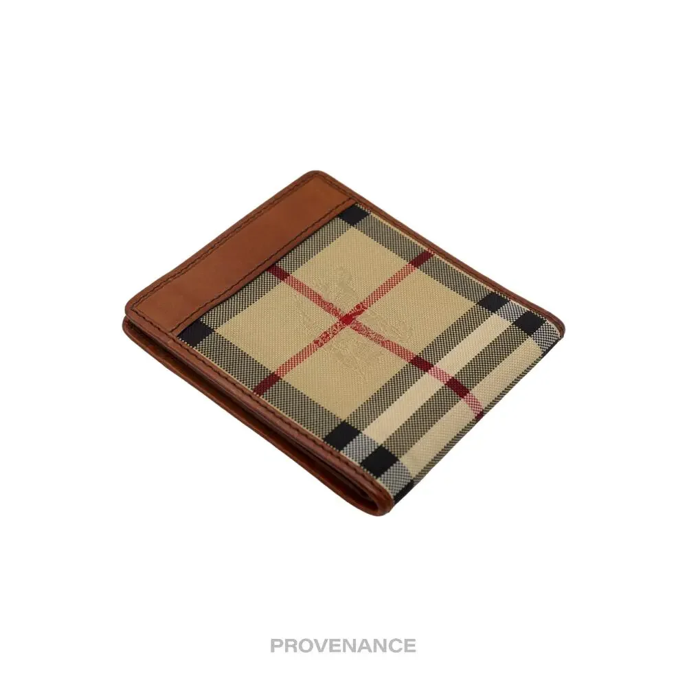🔴 Burberry Nova Check Bifold Wallet - Light Brown - Picture 4 of 8
